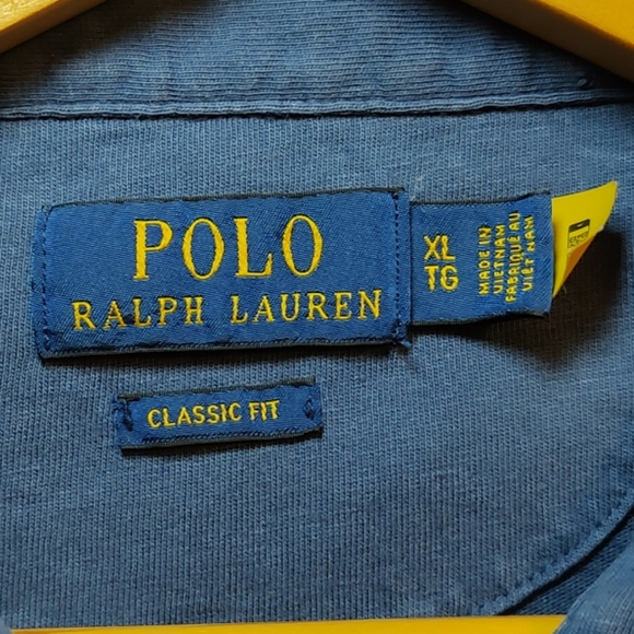 Men's Polo Ralph Lauren Classic Fit Cotton Linen Mesh Pocket - XLT - Picture 2 of 8